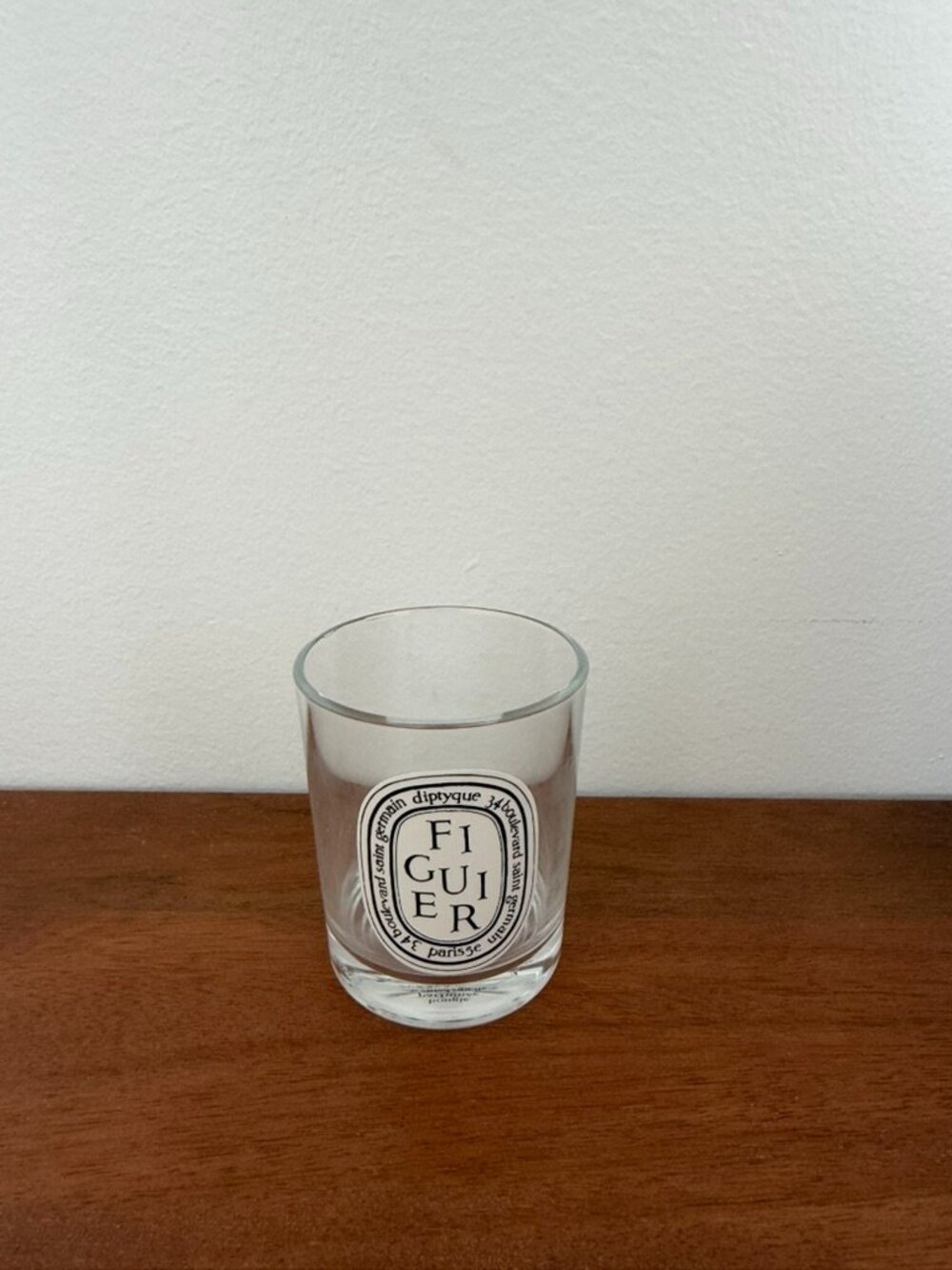 Diptyque empty Figuire candle jar